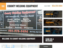 Tablet Screenshot of countyweldingequipment.com